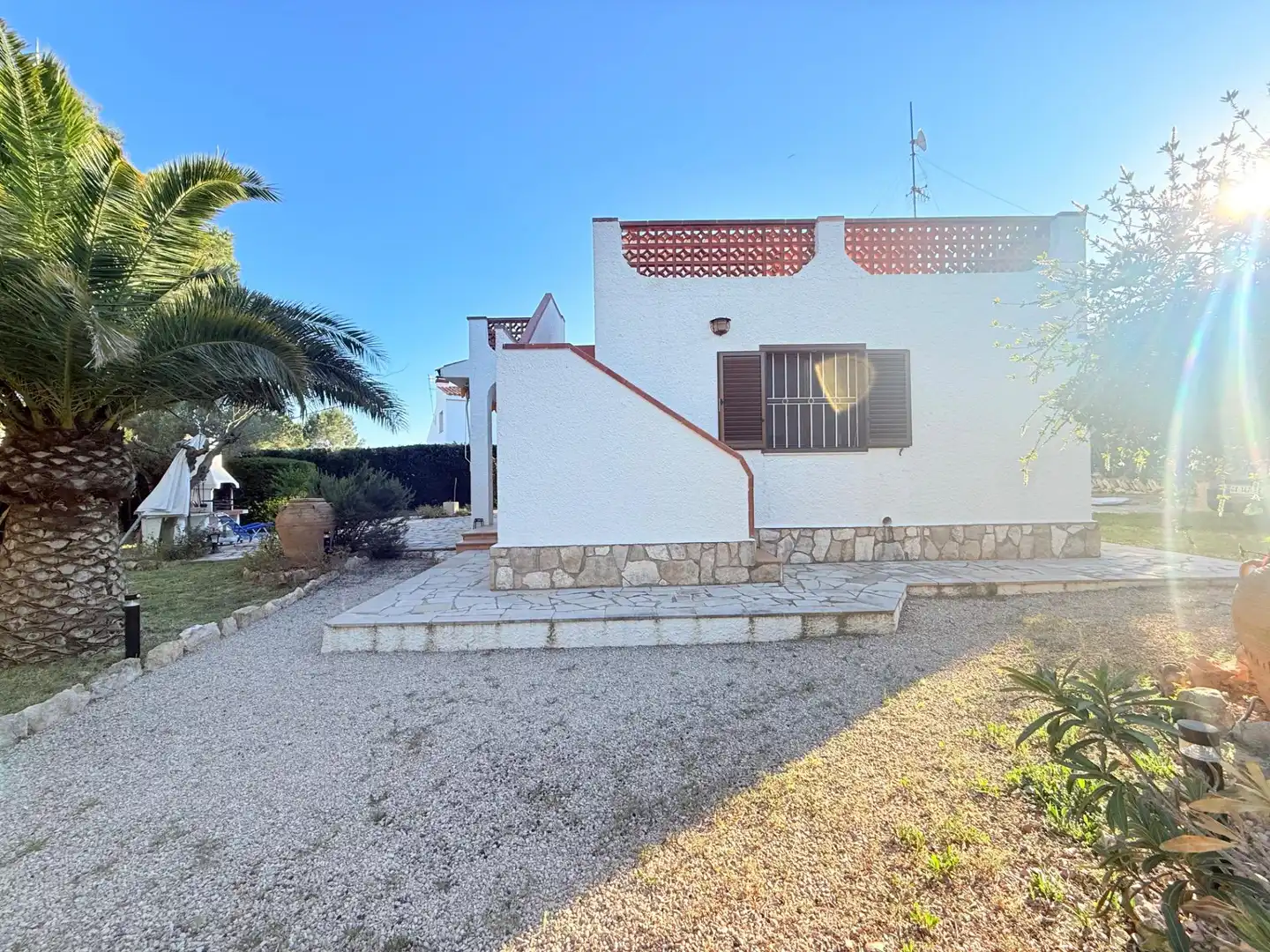 Vista exterior de Casa o chalet en venta en L'Ampolla con Calefacción, Jardín privado y Terraza