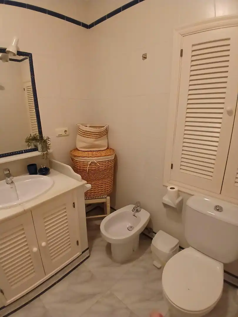 Bathroom of Houses for rent in Puerto Real  with Air Conditioner, Terrace and Furnished