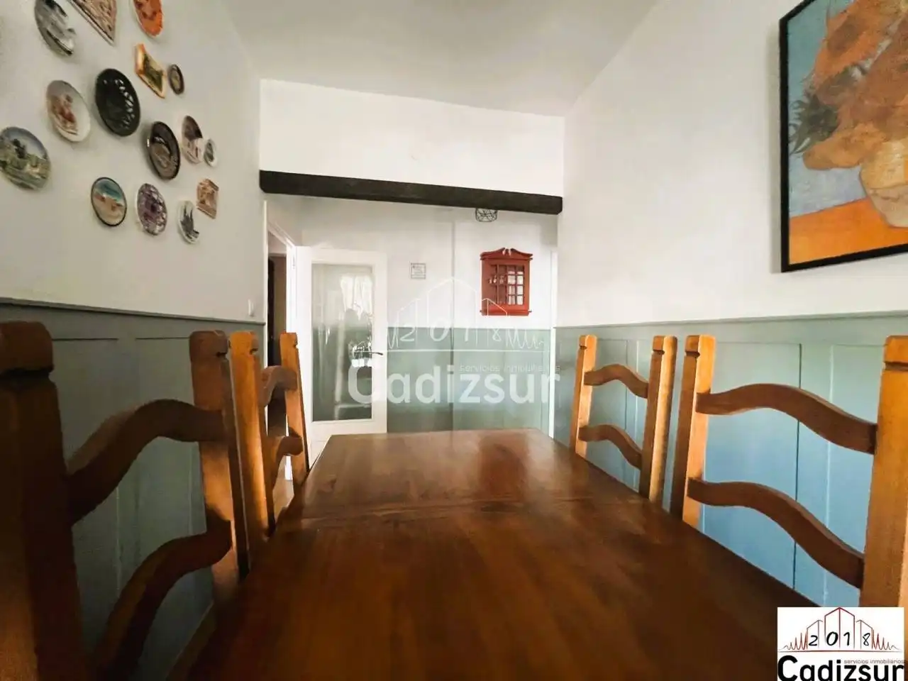 Dining room of Flat for sale in San Fernando  with Air Conditioner, Parquet flooring and Terrace