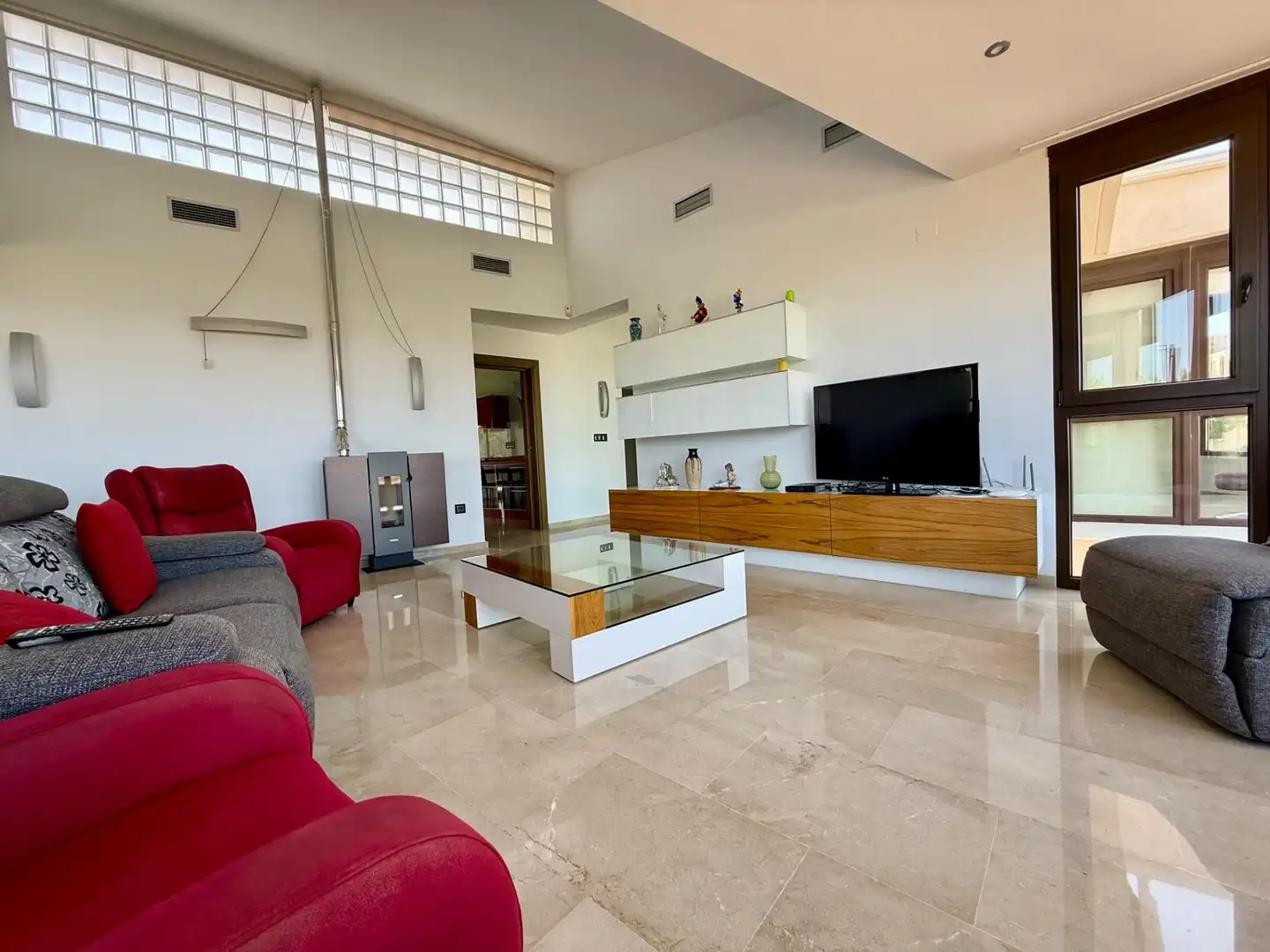 Living room of Houses for sale in Molina de Segura  with Air Conditioner, Private garden and Terrace