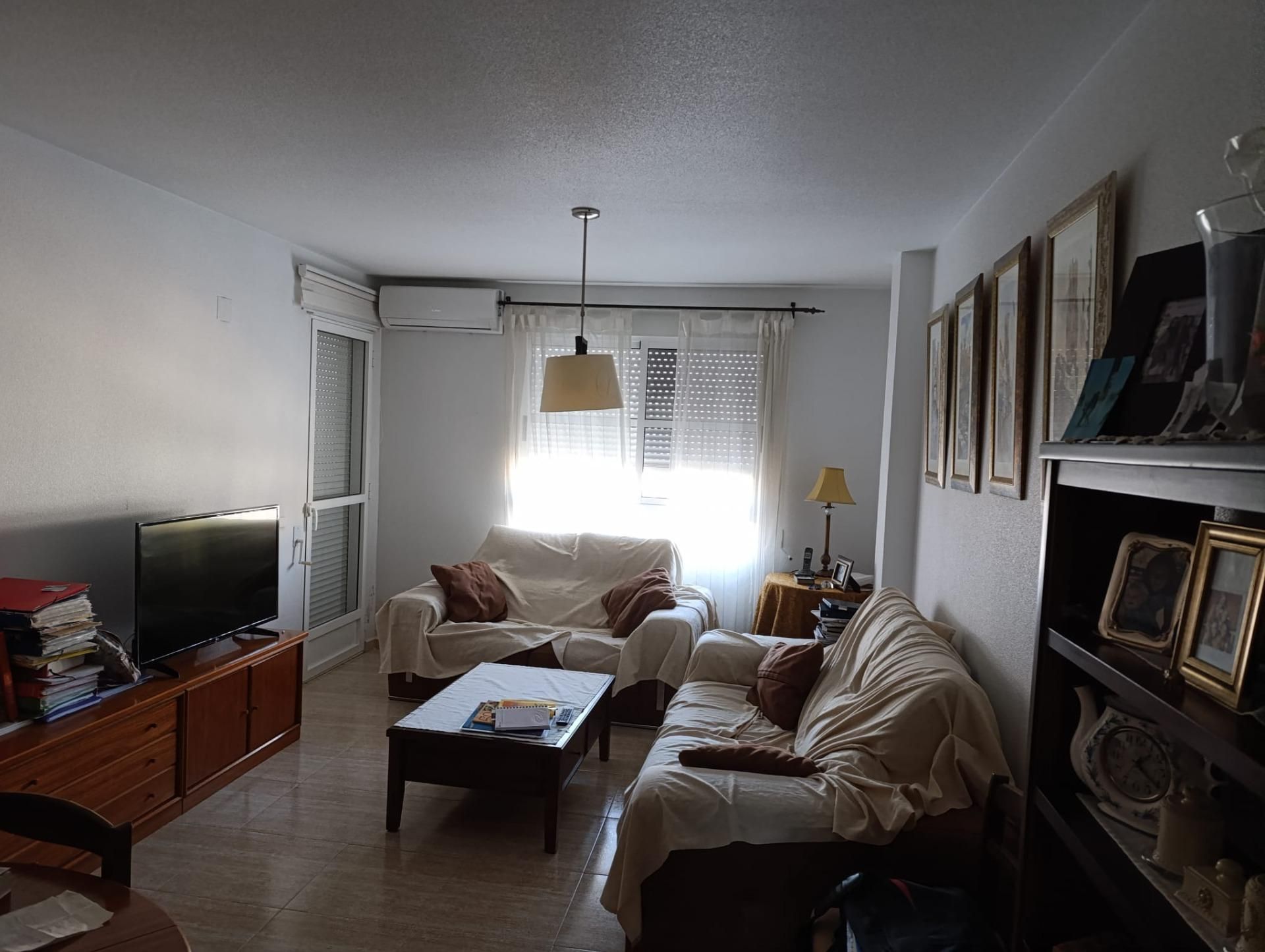 Living room of Flat for sale in  Murcia Capital  with Air Conditioner, Storage room and Balcony