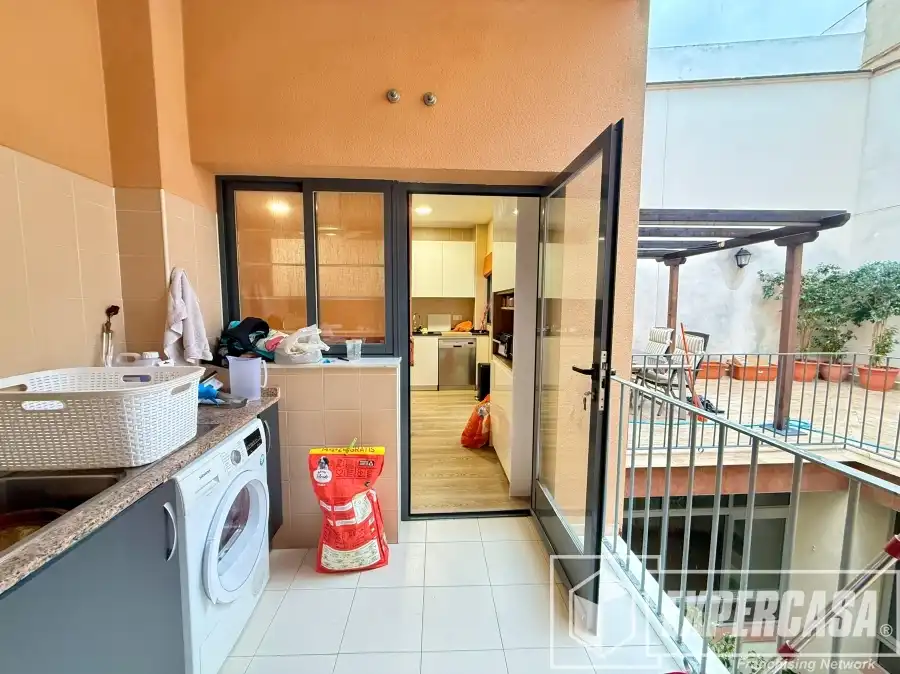 Balcony of Houses for sale in Llíria  with Air Conditioner, Terrace and Storage room