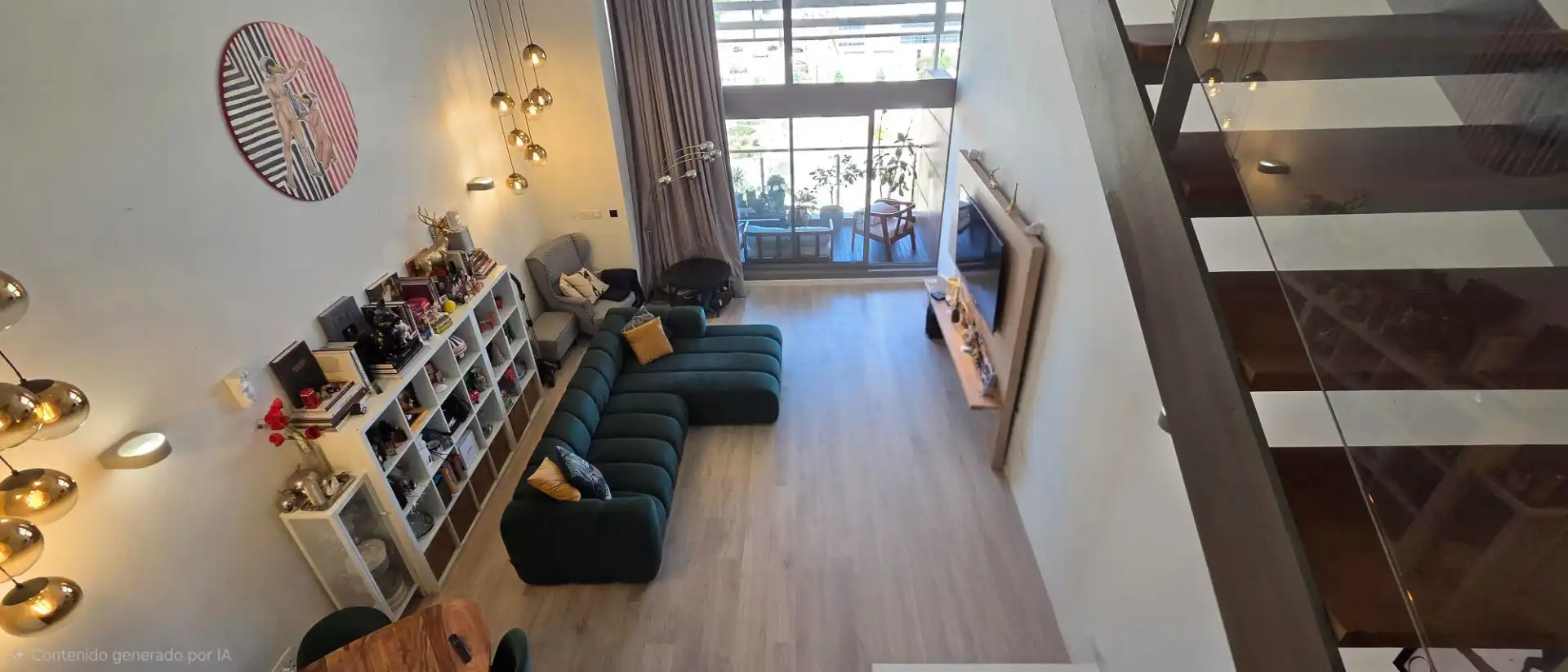 Wohnzimmer von Maisonette zum Verkauf in Xirivella mit Klimaanlage, Heizung und Privatgarten