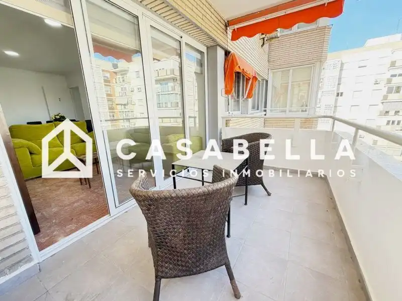 Terrasse von Wohnung zur Miete in Valencia mit Klimaanlage, Heizung und Terrasse