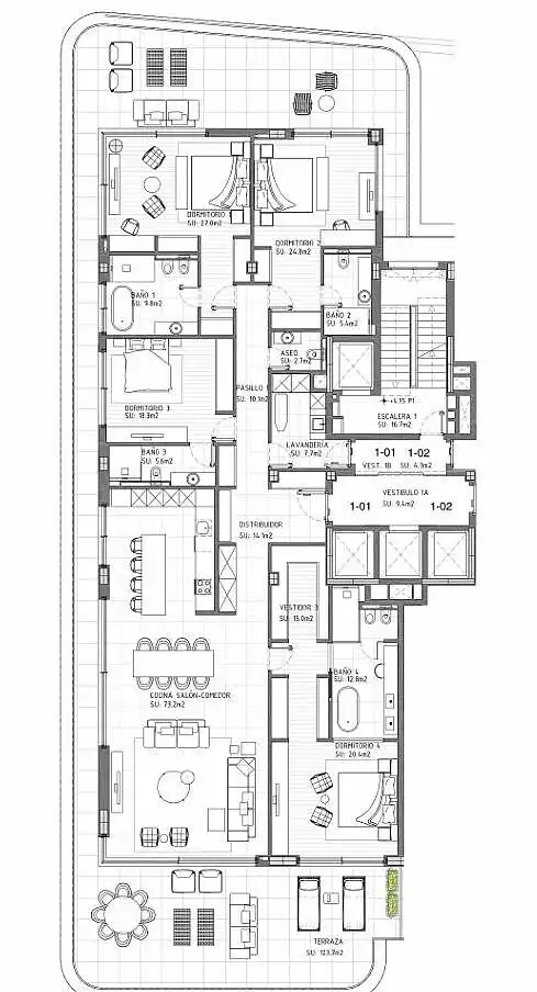 Apartament amb ascensor en venda a Punta Plata, imagen 47
