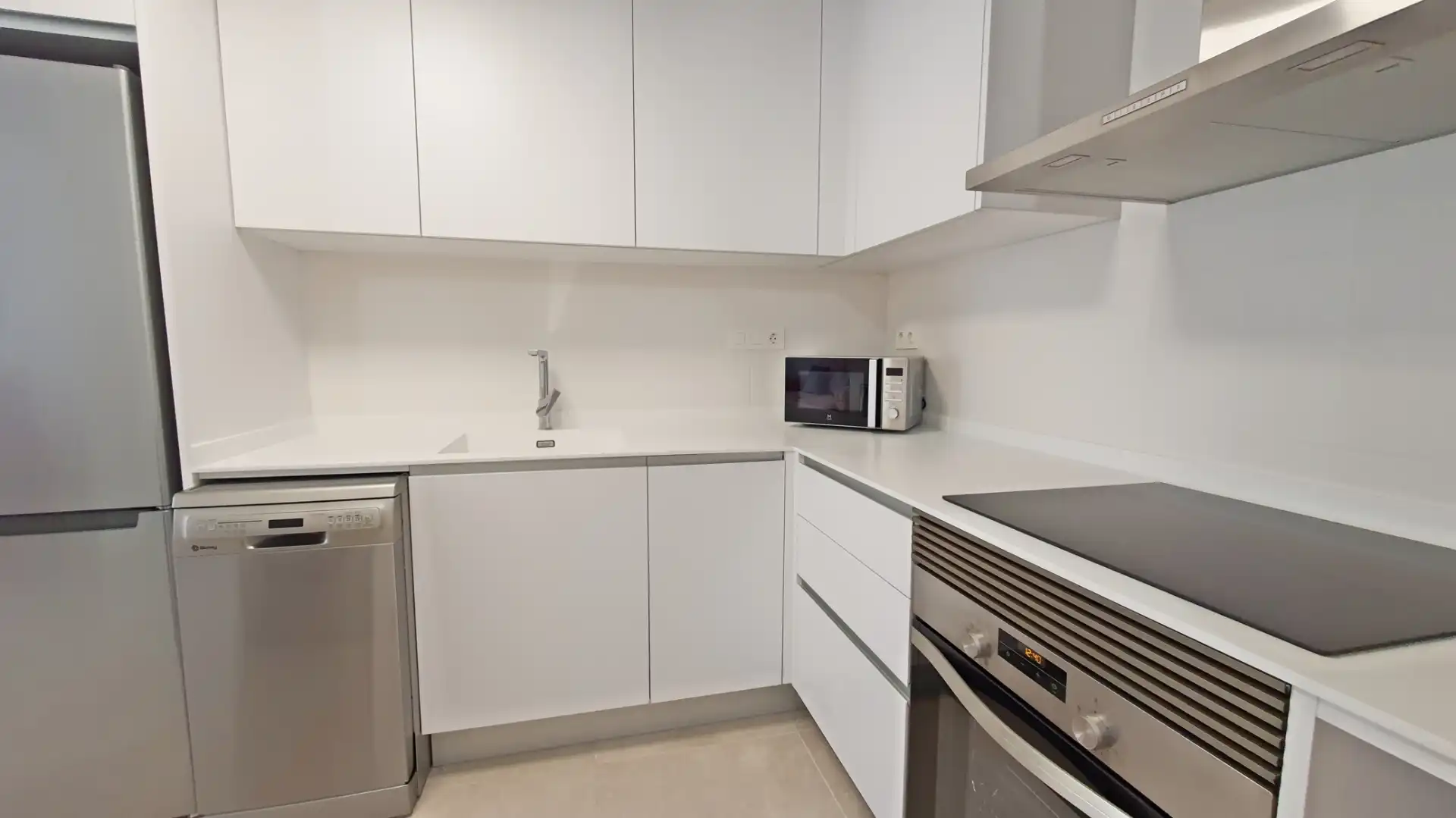 Cocina de Apartamento de alquiler en Oliva con Aire acondicionado, Calefacción y Terraza