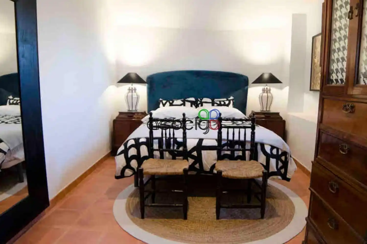 Habitación de Casa o chalet en venta en Heras de Ayuso con Jardín privado, Terraza y Piscina