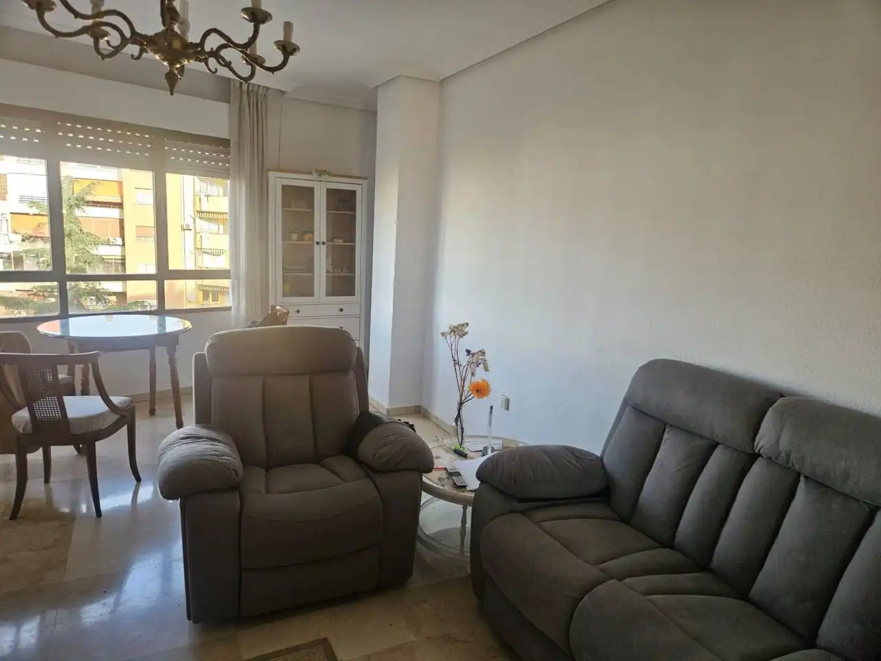 Sala d'estar de Pis en venda en Badajoz amb Terrassa, Traster i Moblat