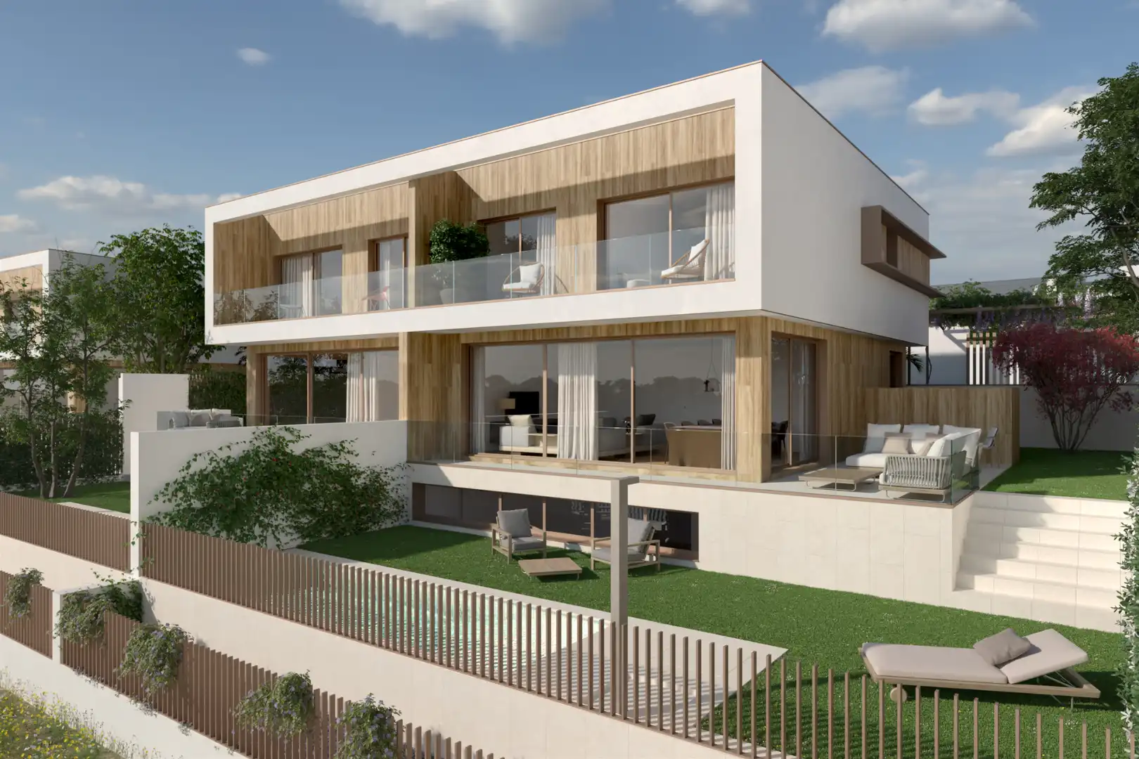 Vista exterior de Casa o xalet en venda en Boadilla del Monte amb Jardí privat