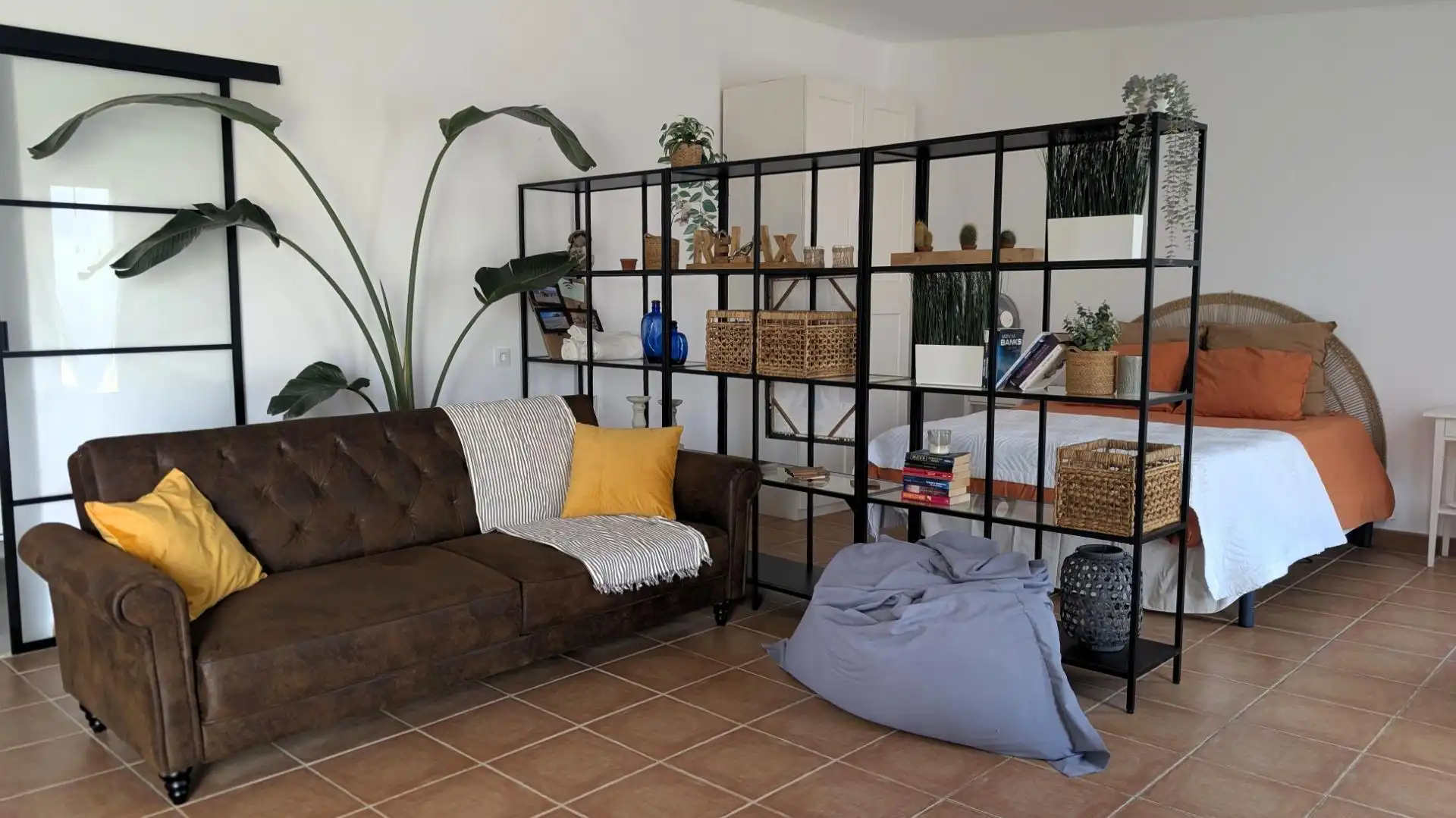 Sala d'estar de Finca rústica en venda en Pájara amb Jardí privat, Terrassa i Traster