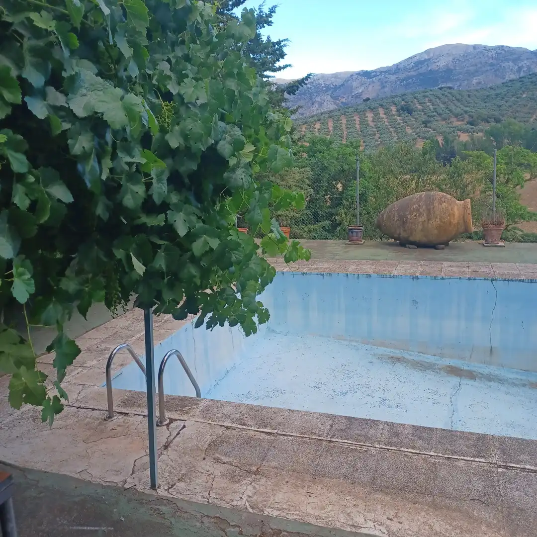 Piscina de Finca rústica en venta en Villanueva del Rosario con Jardín privado, Terraza y Trastero