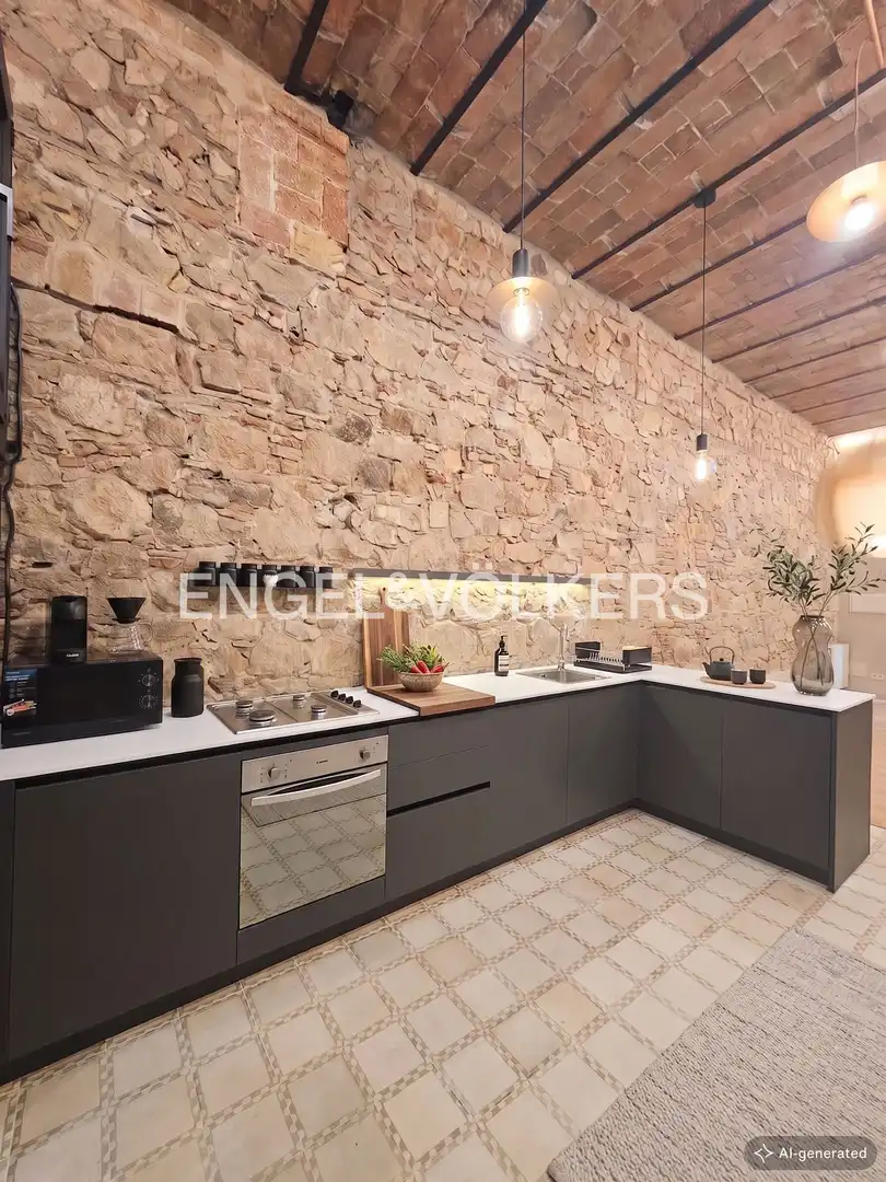Cuina de Planta baixa en venda en Barcelona amb Aire condicionat, Calefacció i Terrassa