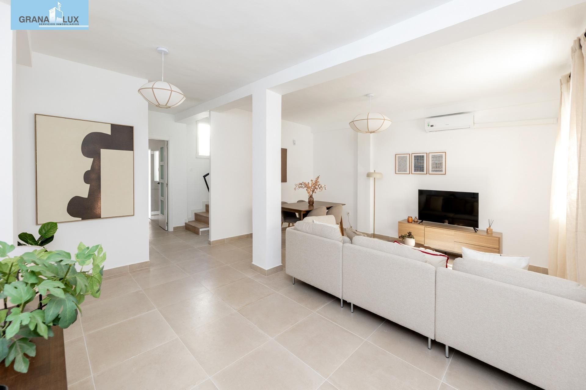 Living room of Single-family semi-detached for sale in Maracena  with Air Conditioner, Terrace and Balcony