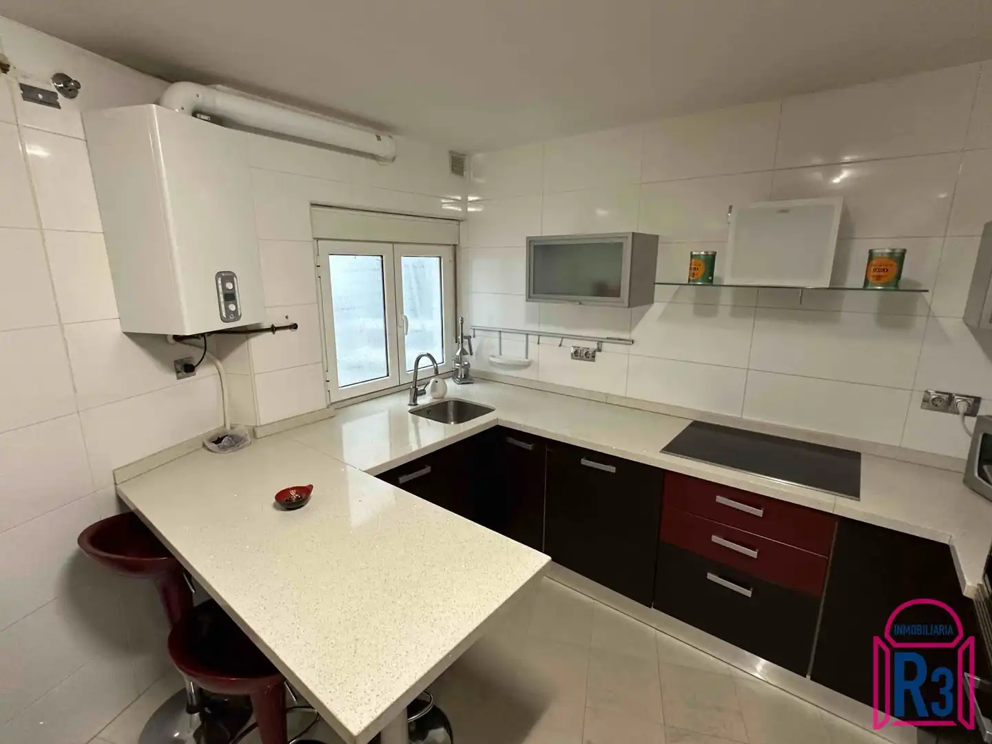 Cocina de Apartamento de alquiler en León Capital  con Calefacción y Amueblado