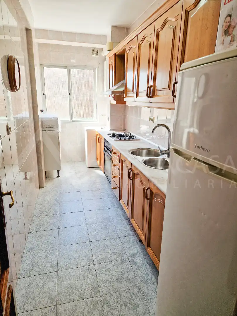 Kitchen of Flat for rent in Málaga  with Air Conditioner, Terrace and Furnished