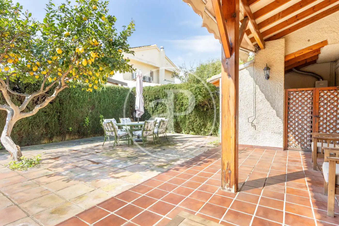 Terraza de Casa o chalet en venta en El Puig de Santa Maria con Aire acondicionado, Calefacción y Jardín privado