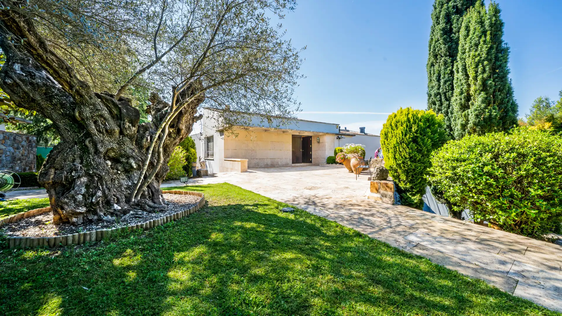 Jardín de Casa o chalet en venta en Matadepera con Aire acondicionado, Calefacción y Jardín privado