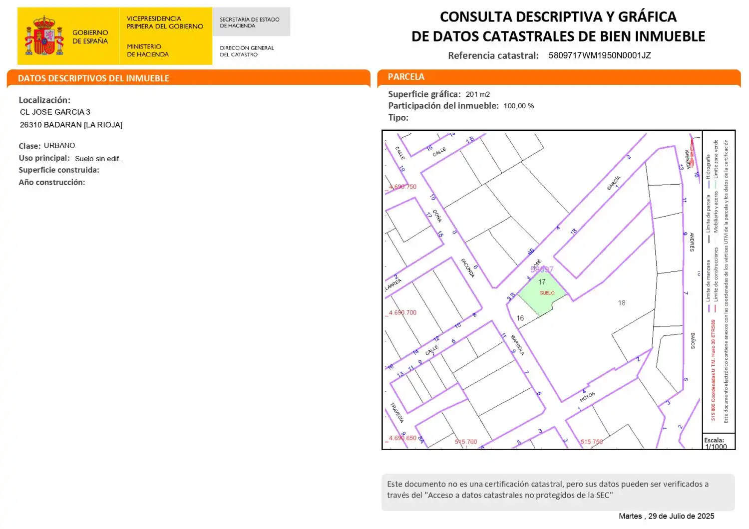 Residential land for sale in N/A, imagen 2