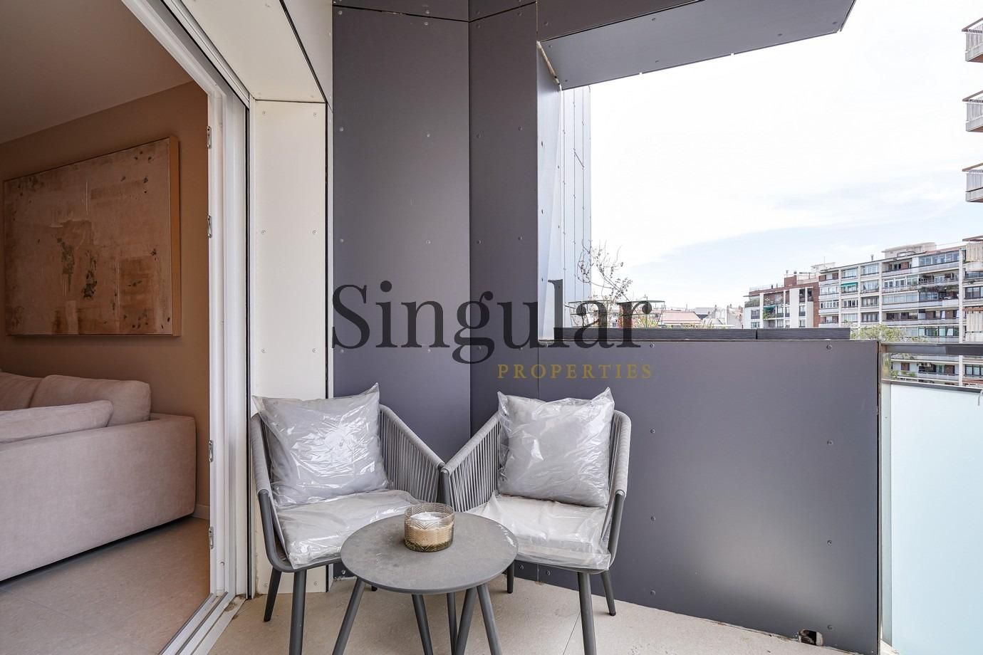 Balcony of Flat for sale in  Barcelona Capital  with Air Conditioner, Heating and Terrace