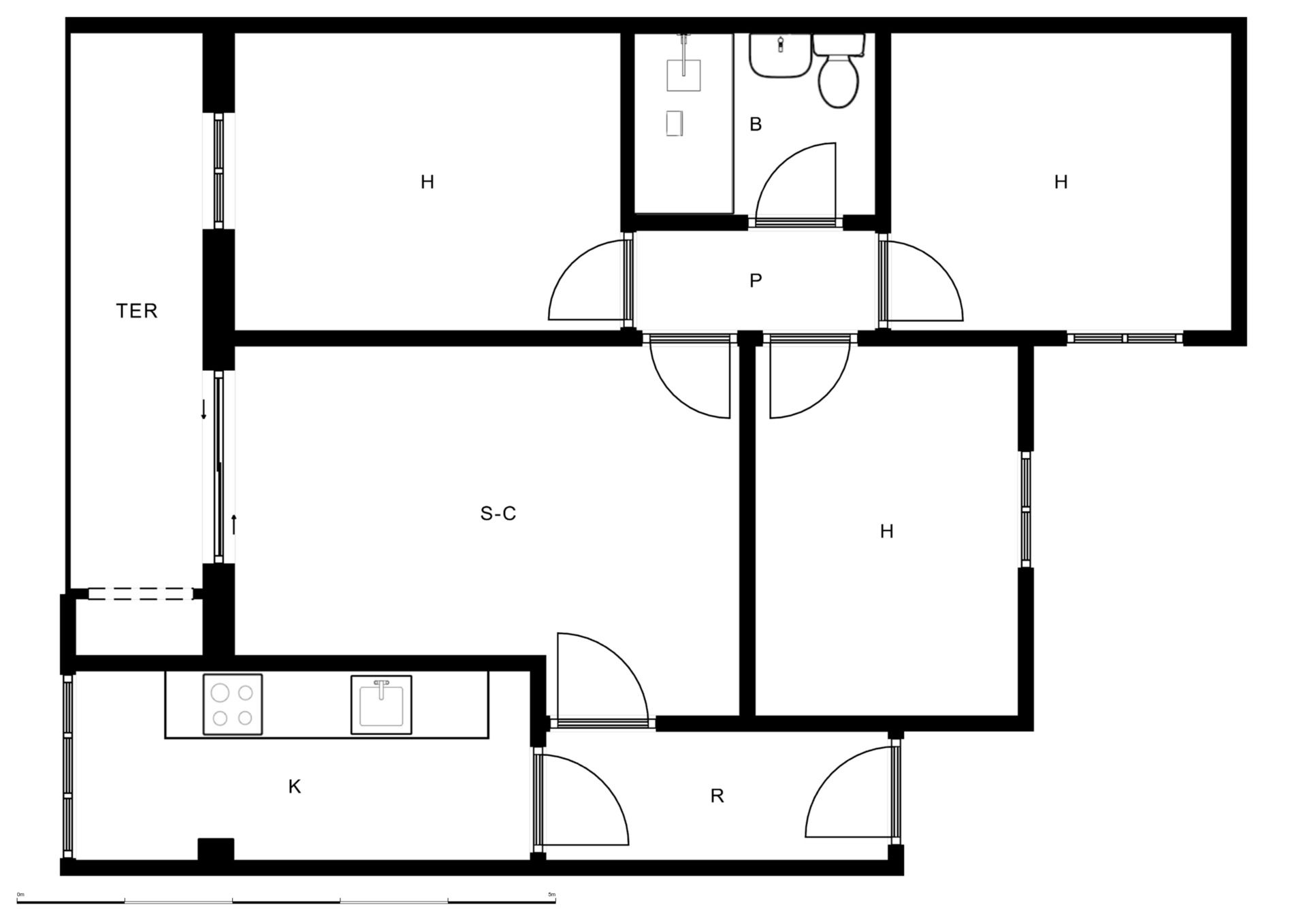 Flat to rent in Centro