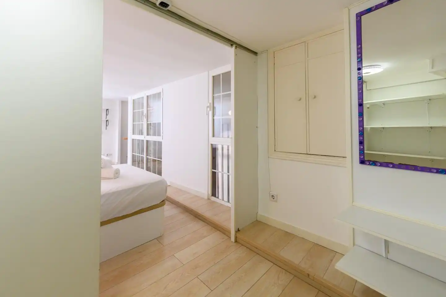 Schlafzimmer von Maisonette zur Miete in Madrid mit Klimaanlage, Möbliert und Internet