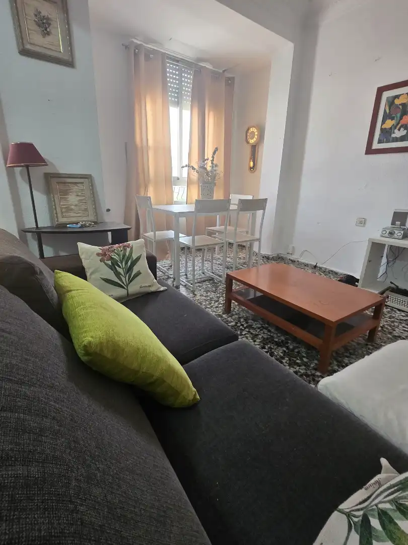Sala de estar de Piso en venta en Valencia con Aire acondicionado, Amueblado y Balcón