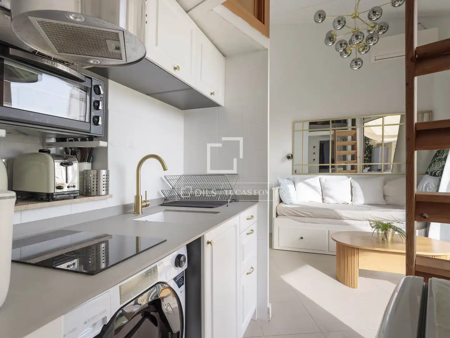 Kitchen of Flat for rent in Madrid  with Air Conditioner, Heating and Terrace