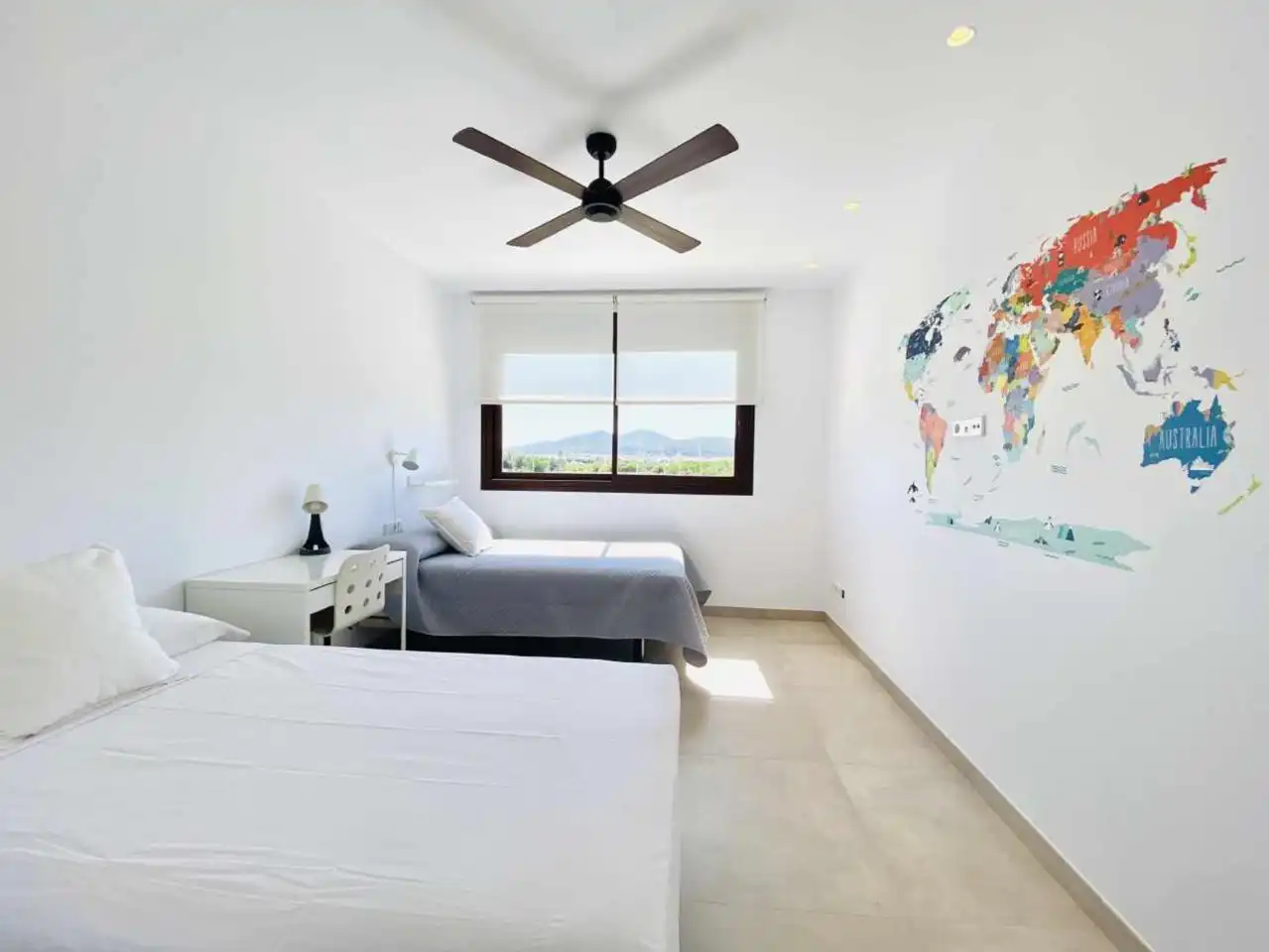 Habitación de Casa o chalet de alquiler en Santa Eulària des Riu con Aire acondicionado, Terraza y Piscina