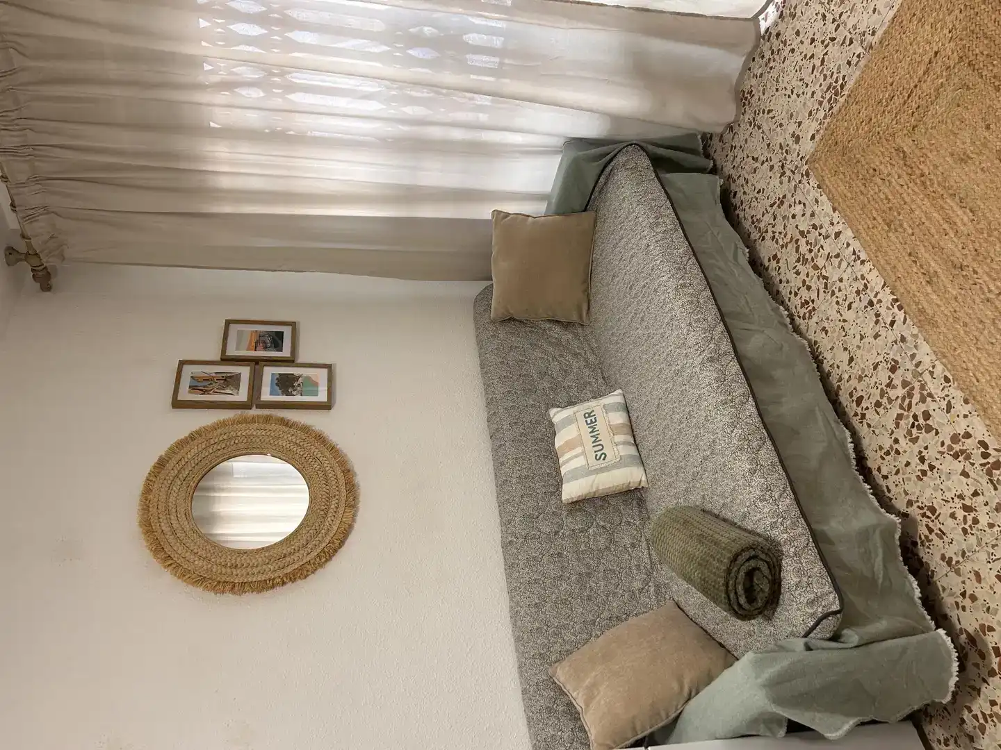 Schlafzimmer von Wohnung zur Miete in Torrevieja mit Klimaanlage und Balkon