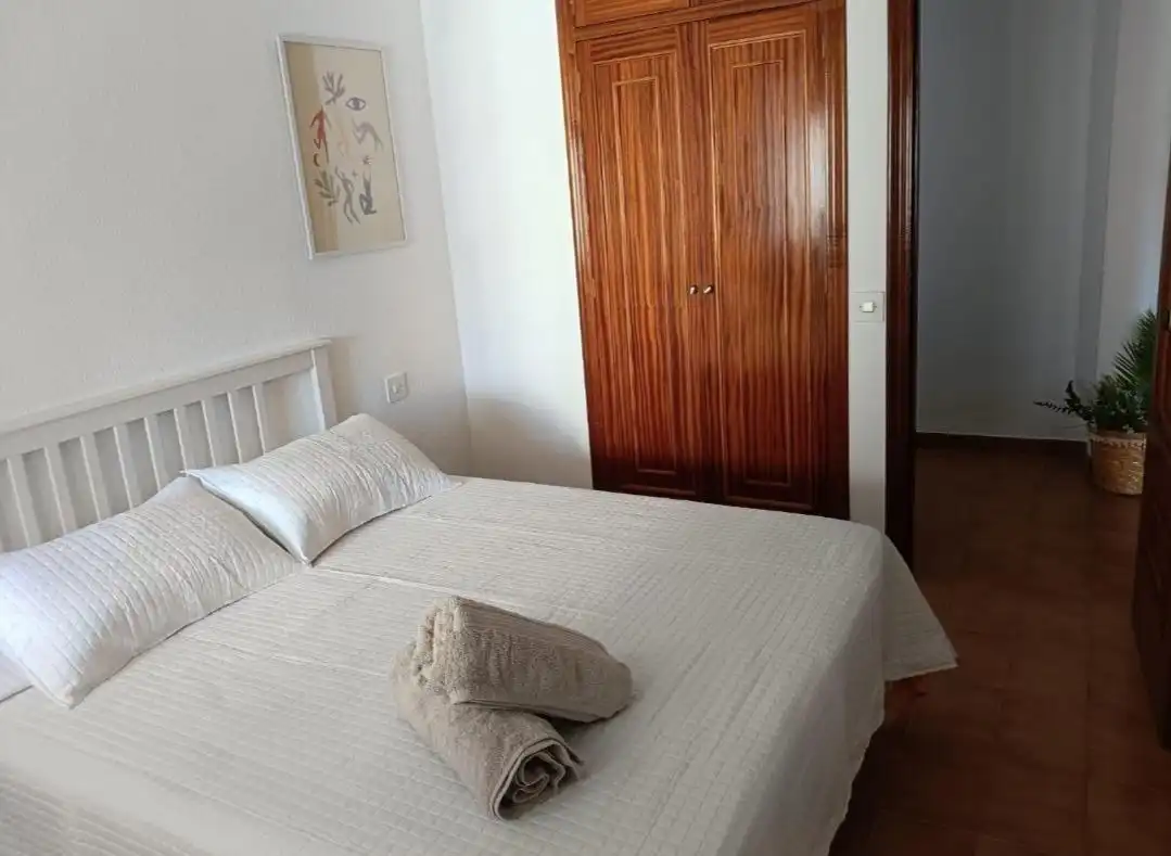 Dormitori de Apartament en venda en Calpe / Calp amb Aire condicionat, Terrassa i Moblat