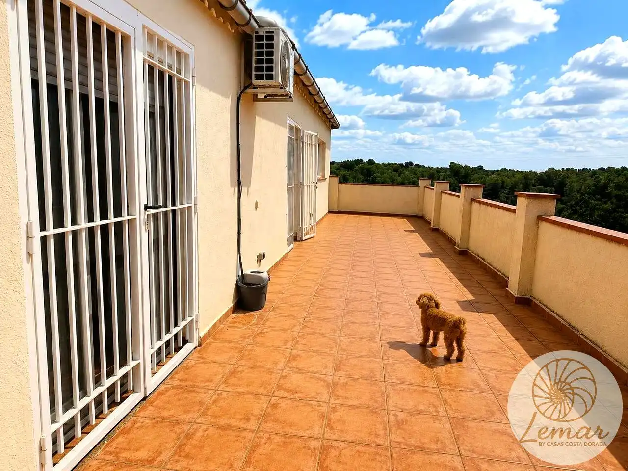 Terrasse von Country house zum Verkauf in L'Ametlla de Mar  mit Klimaanlage, Heizung und Privatgarten