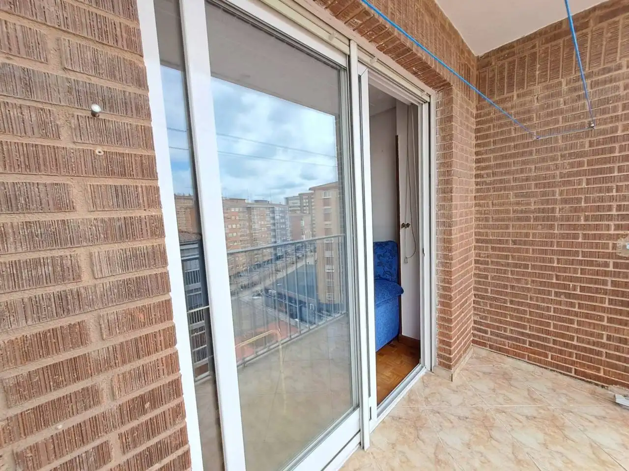 Balcony of Flat for sale in Burgos  with Heating and Terrace