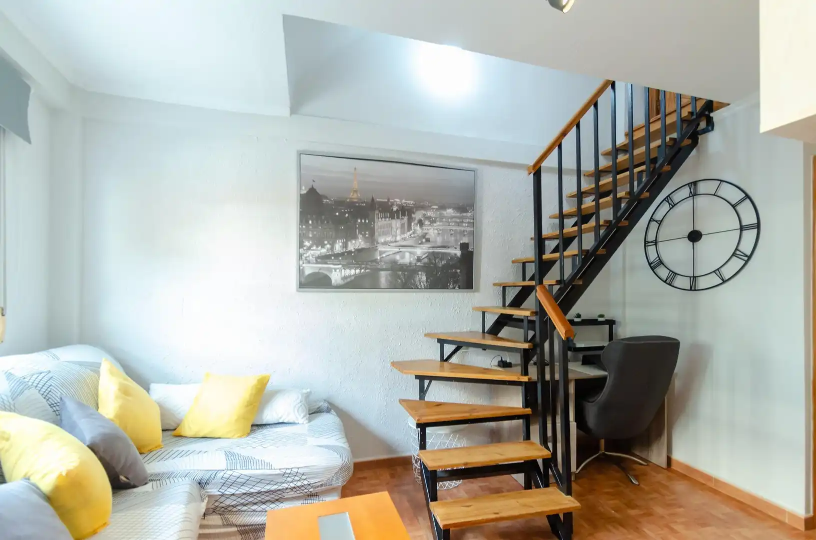 Sala de estar de Casa adosada en venta en Cartagena con Aire acondicionado, Amueblado y Balcón