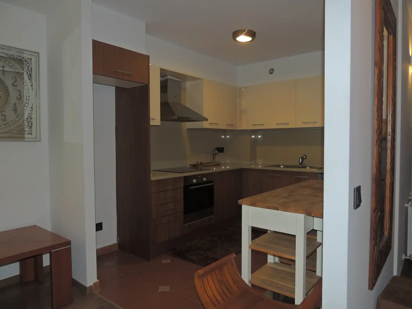 Cuina de Pis de lloguer en La Massana amb Parquet, Terrassa i Moblat