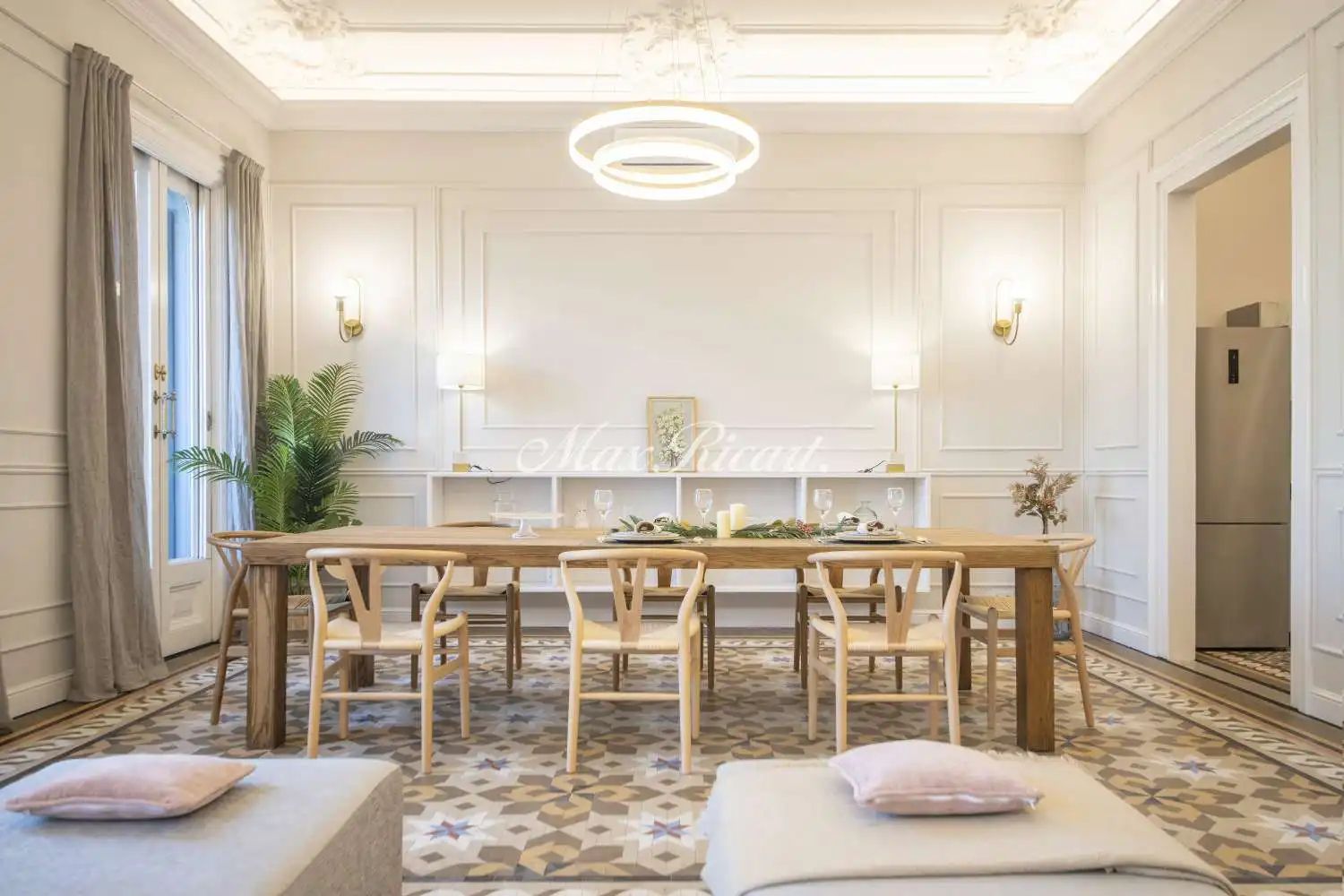 Esszimmer von Wohnung zur Miete in Barcelona mit Klimaanlage, Heizung und Abstellraum