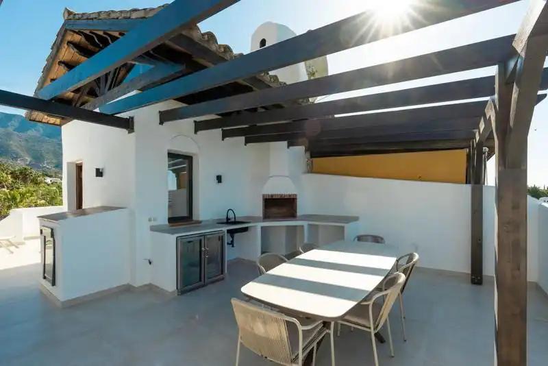 Terrace of Detached homes for rent in Marbella  with Air Conditioner, Heating and Private garden