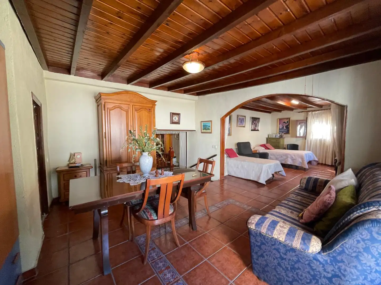 Sala d'estar de Casa o xalet en venda en Malgrat de Mar amb Calefacció, Jardí privat i Terrassa
