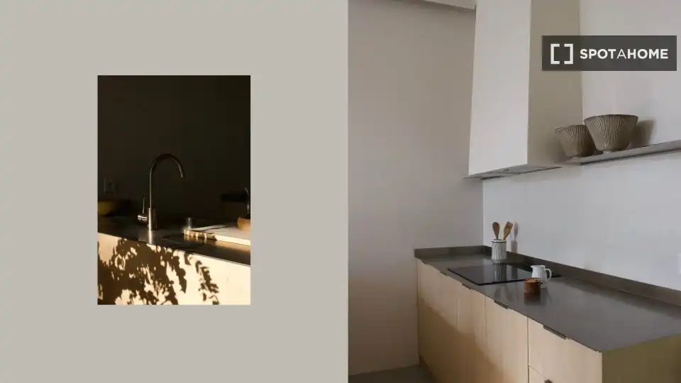 Kitchen of Flat for rent in Aldaia  with Air Conditioner, Heating and Furnished