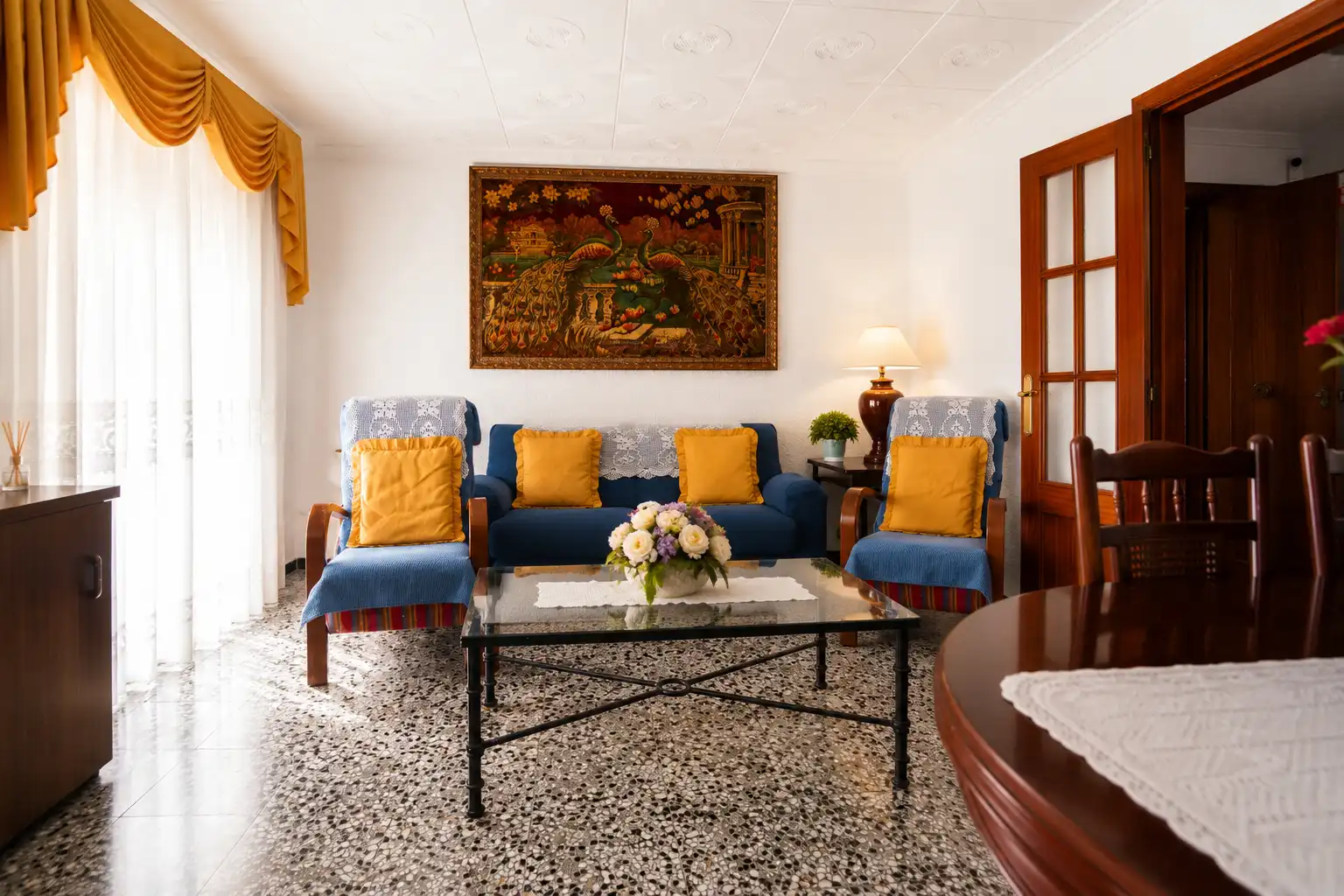 Living room of Flat for sale in Tarragona  with Terrace and Furnished
