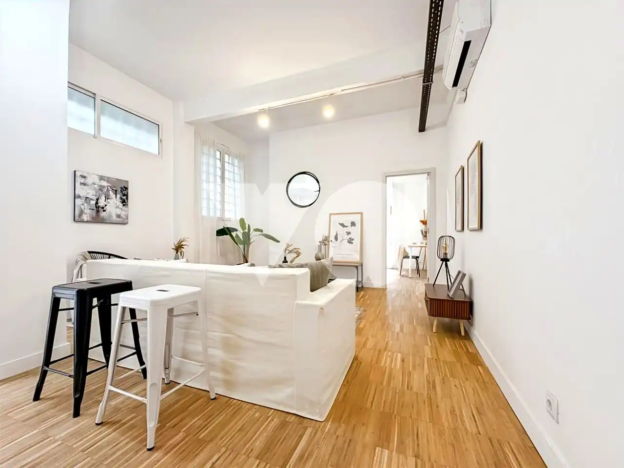 Living room of Lofts for sale in Madrid  with Air Conditioner, Heating and Private garden