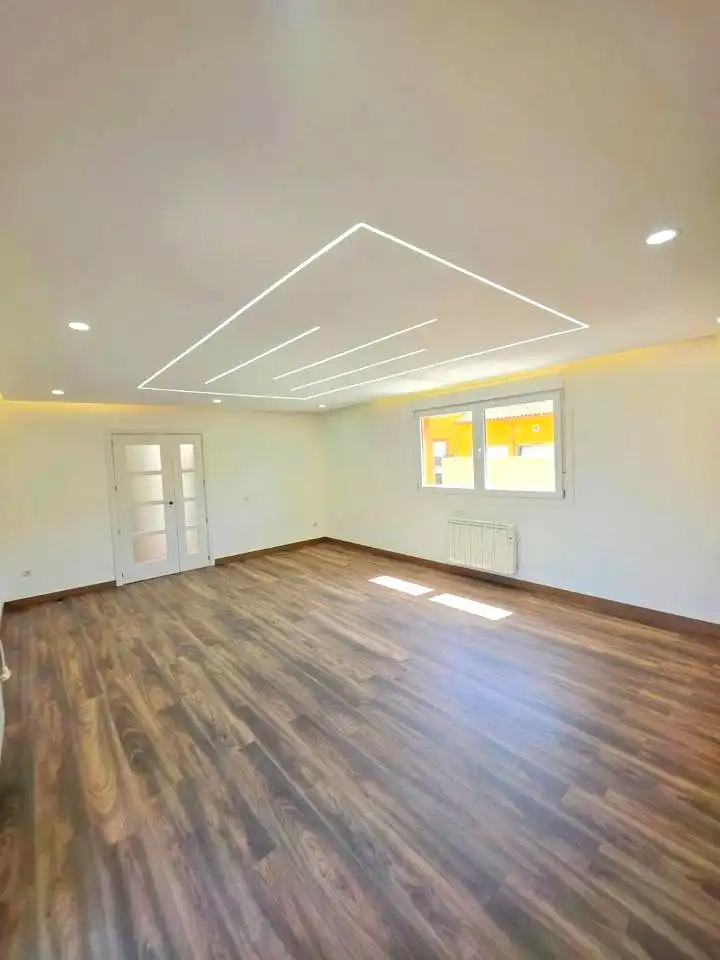 Sala d'estar de Casa adosada en venda en Magán amb Calefacció, Parquet i Terrassa