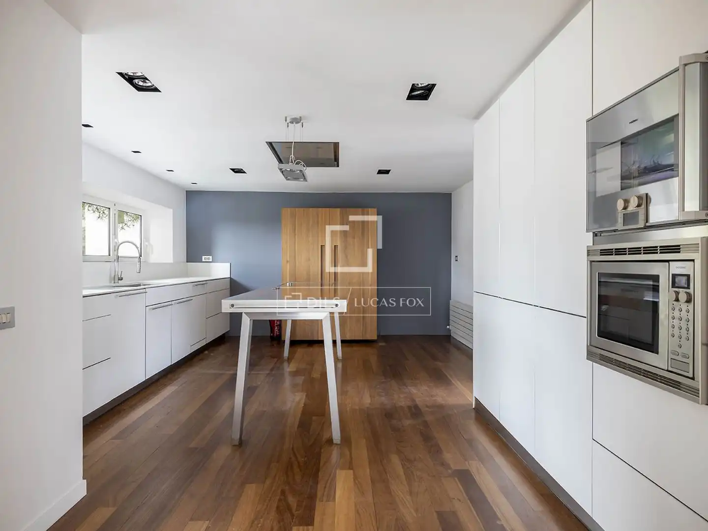 Cocina de Casa o chalet de alquiler en Barcelona con Aire acondicionado, Calefacción y Parquet