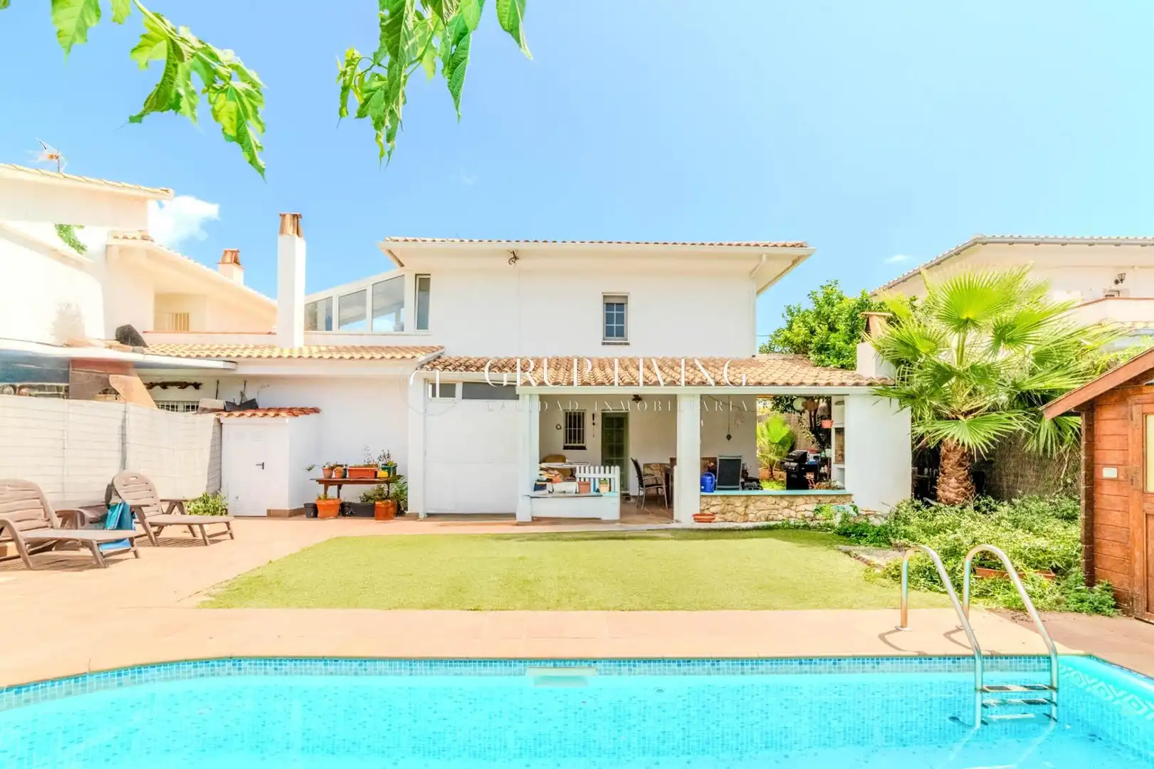 Vista exterior de Casa o chalet en venta en Sant Pere de Ribes con Aire acondicionado, Calefacción y Jardín privado