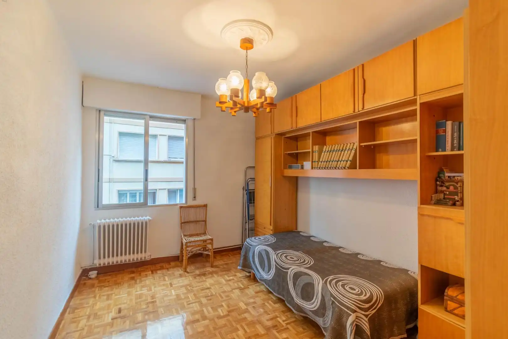 Bedroom of Flat for sale in  Pamplona / Iruña  with Heating, Storage room and Balcony