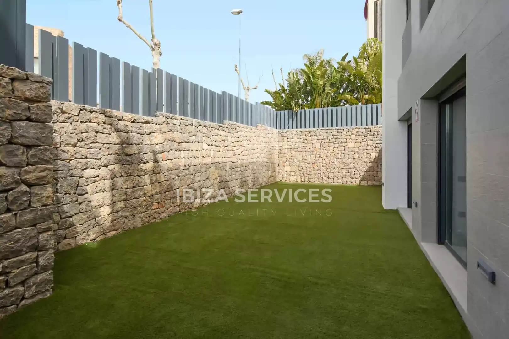 Terrace of Flat for sale in Santa Eulària des Riu  with Air Conditioner, Private garden and Swimming Pool