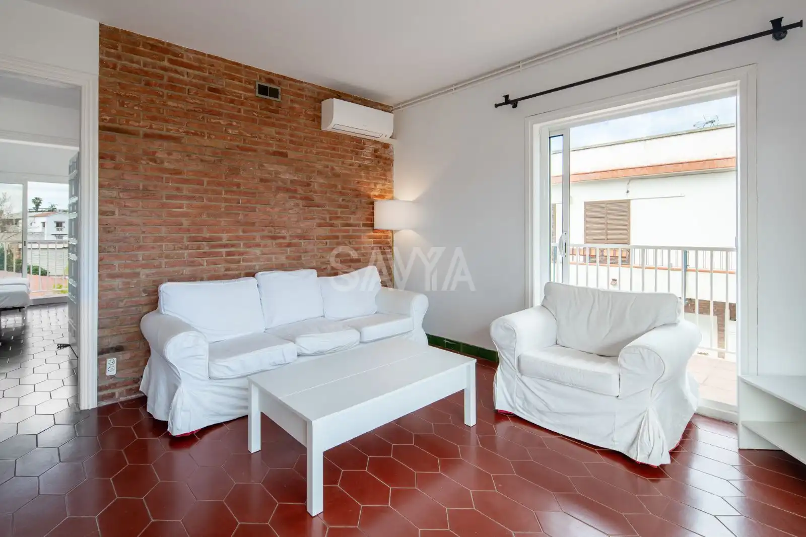 Sala de estar de Ático en venta en Sitges con Aire acondicionado, Calefacción y Terraza