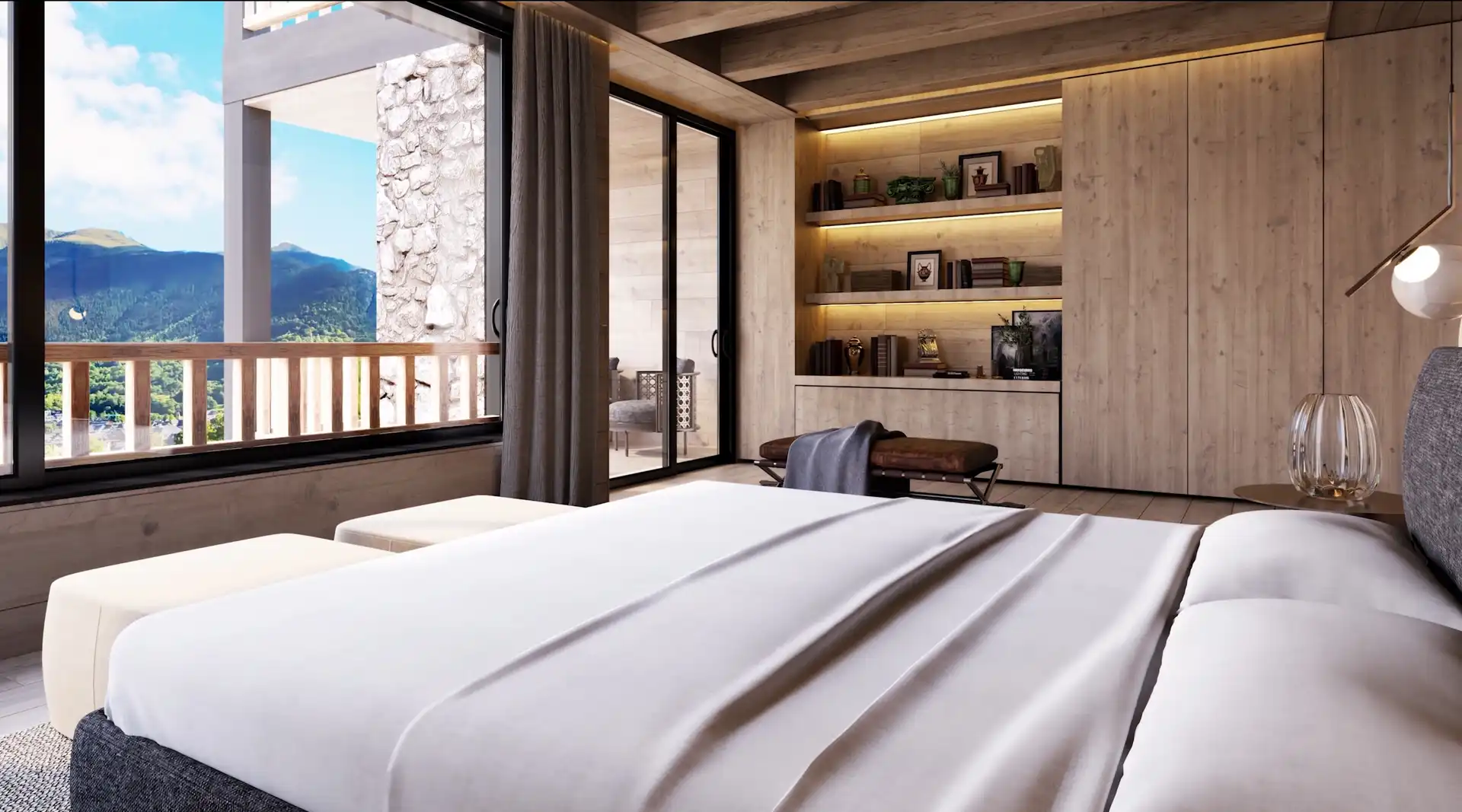 Bedroom of Detached homes for sale in Naut Aran  with Private garden, Terrace and Balcony