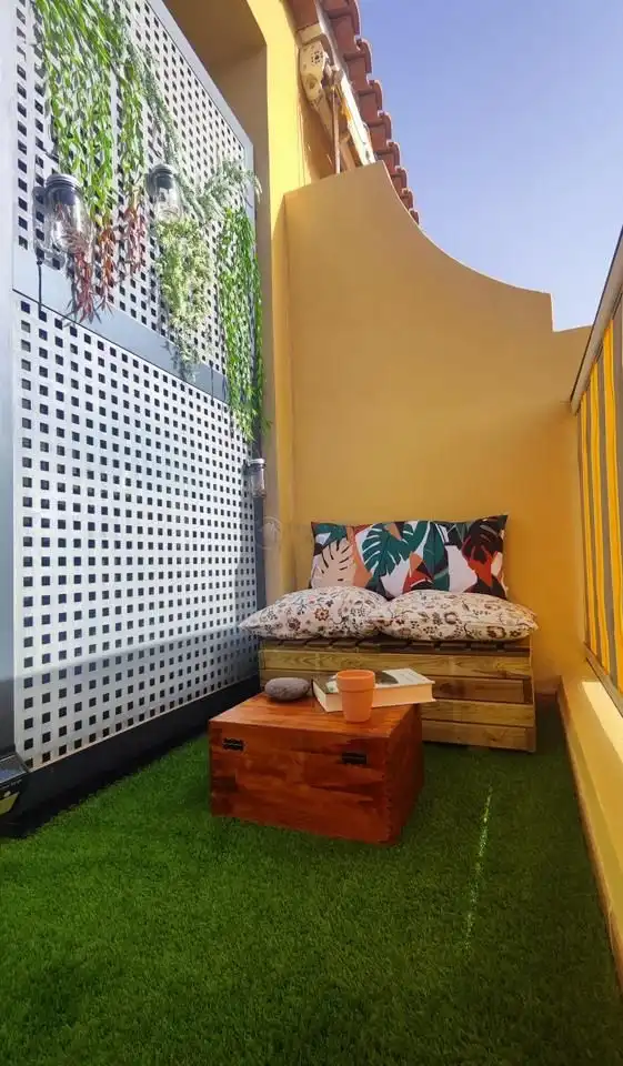 Terrassa de Apartament de lloguer en Arona amb Moblat, Balcó i Internet