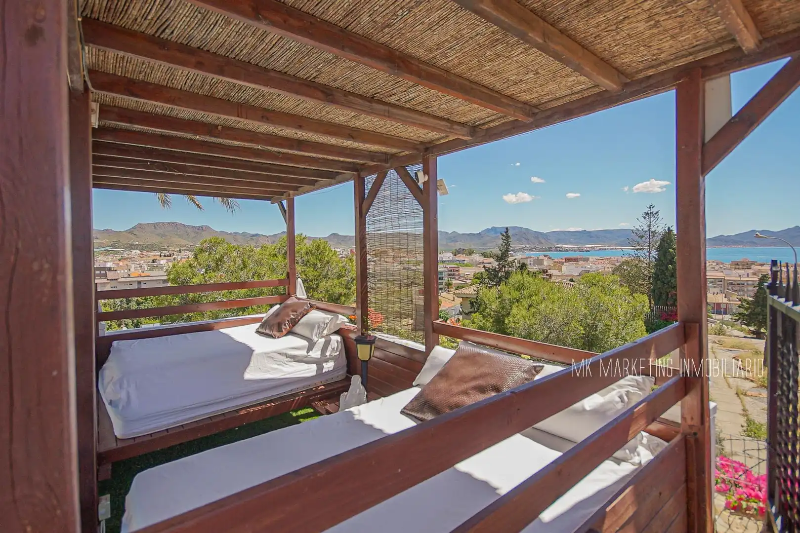 Terraza de Casa o chalet en venta en Mazarrón con Calefacción, Jardín privado y Terraza