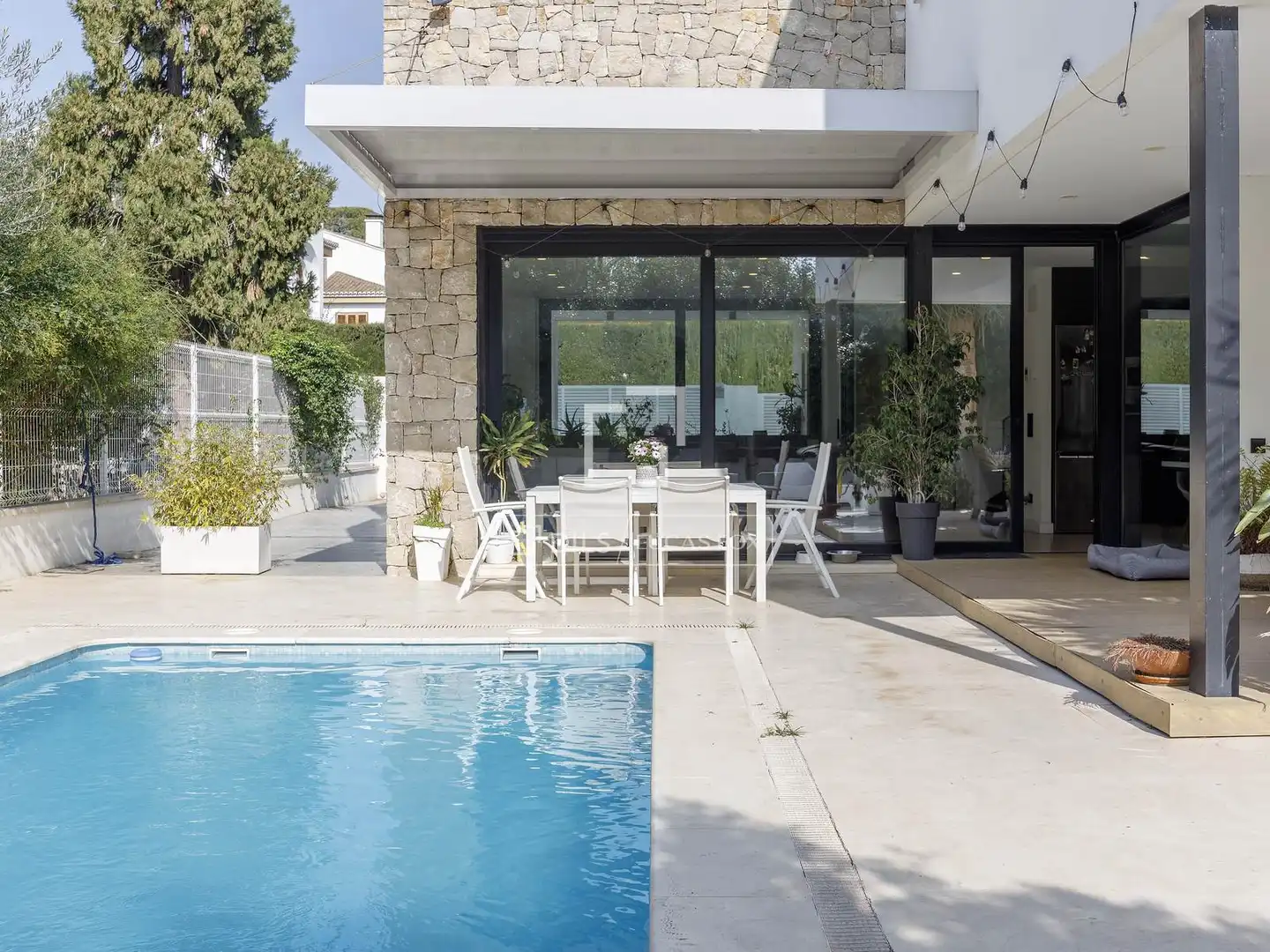 Terraza de Casa o chalet en venta en Godella con Aire acondicionado, Calefacción y Jardín privado